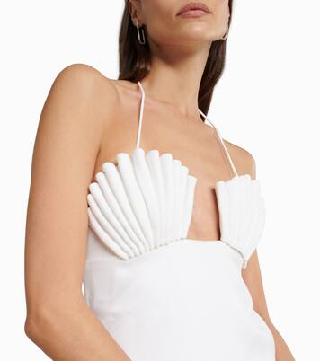 Robe longue en crêpe | Mônot