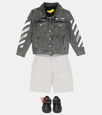 Low Vulcanized leather sneakers | Off-White Kids