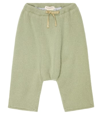 Baby Parakeet wool-blend sweatpants | Caramel