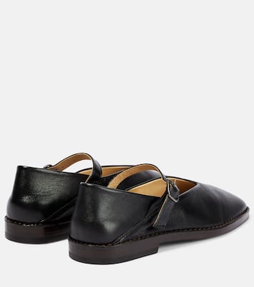 Leather Mary Jane ballet flats | Lemaire