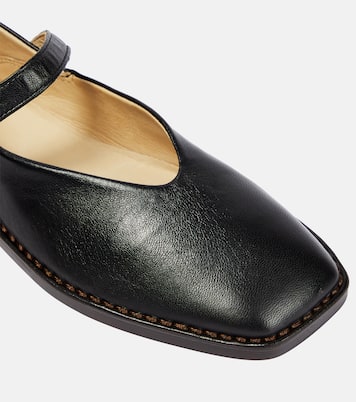 Leather Mary Jane ballet flats | Lemaire