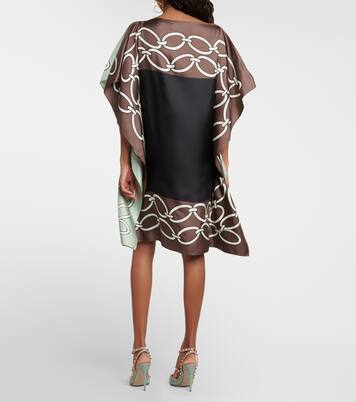Robe cafetan en soie | Valentino