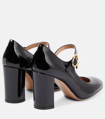 Escarpins Mary Ribbon en cuir verni | Gianvito Rossi