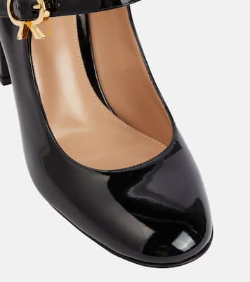 Escarpins Mary Ribbon en cuir verni | Gianvito Rossi
