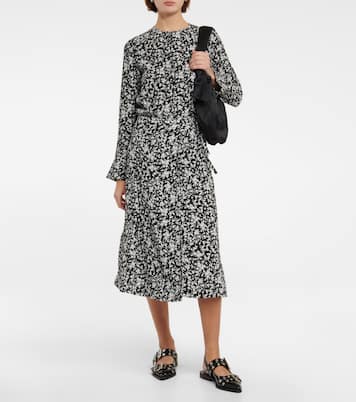 Bedruckte Bluse | Ganni