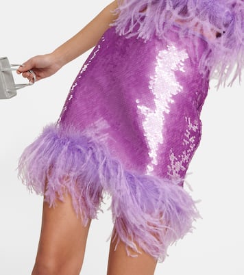 Minirock mit Federn | Giuseppe di Morabito