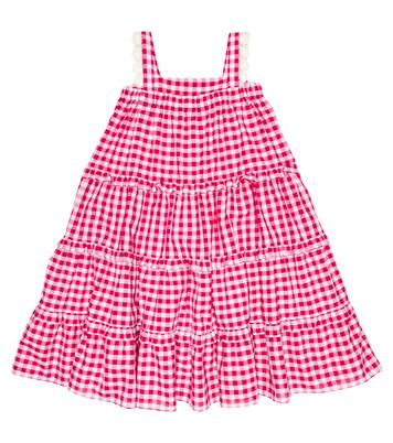 Embroidered gingham cotton dress | Tartine et Chocolat