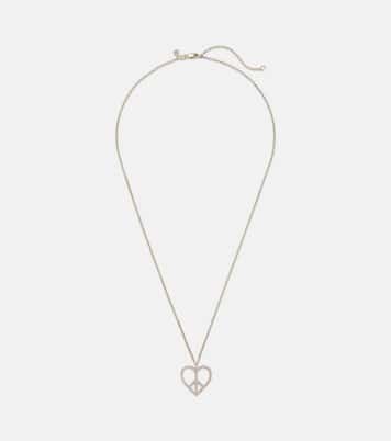 14kt gold necklace with diamonds | Sydney Evan