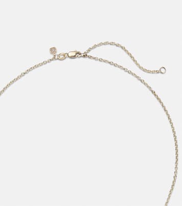 14kt gold necklace with diamonds | Sydney Evan