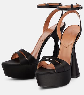 Sandalias Skye de satén con plataforma | D'Accori