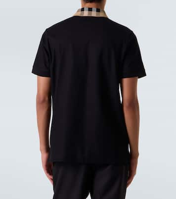 Burberry Check cotton piqué polo shirt | Burberry