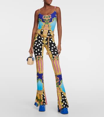 Medusa Palm Springs flared jumpsuit | Versace