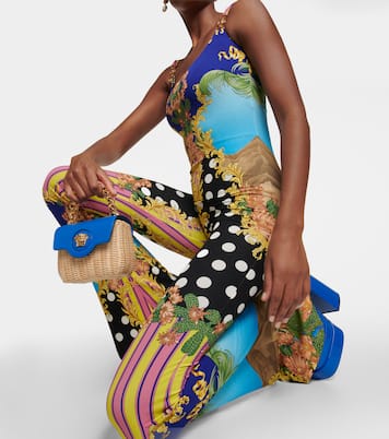 Medusa Palm Springs flared jumpsuit | Versace