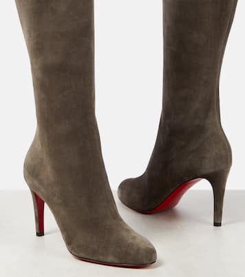 Stiefel Pumppie Botta aus Veloursleder | Christian Louboutin