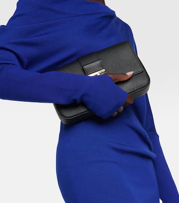 Robe midi en cachemire et soie à encolure bardot | Tom Ford