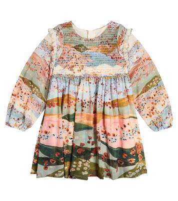 Printed cotton dress | Chloé Kids