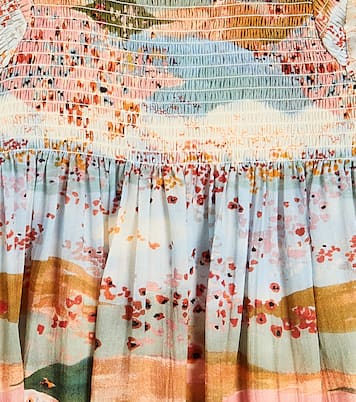 Printed cotton dress | Chloé Kids