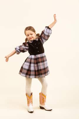 Checked cotton dress | Paade Mode