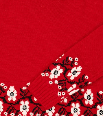 Intarsia virgin wool sweater | Il Gufo