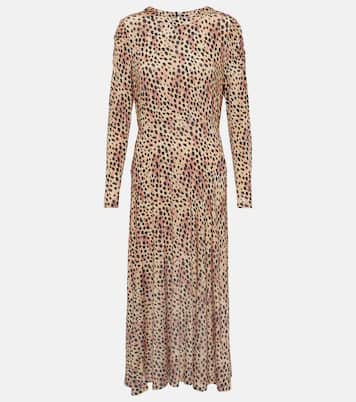 Bedrucktes Midikleid Cerise | Rixo