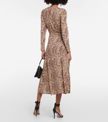 Bedrucktes Midikleid Cerise | Rixo