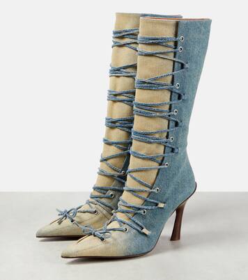 Stiefel Bitten aus Denim | Acne Studios