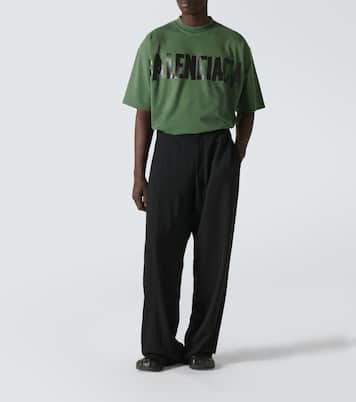 T-shirt Tape en coton mélangé | Balenciaga