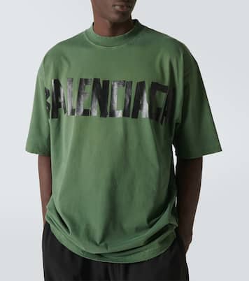 T-shirt Tape en coton mélangé | Balenciaga