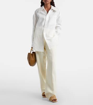 Camisa oversized de lino | Bottega Veneta