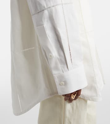 Camisa oversized de lino | Bottega Veneta