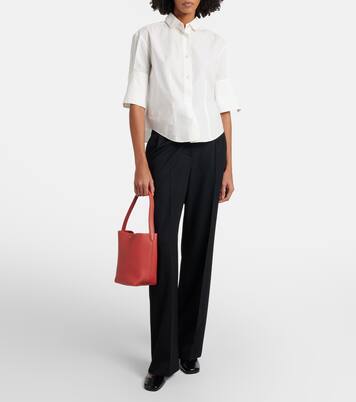 Bolso N/S Park Small de piel | The Row