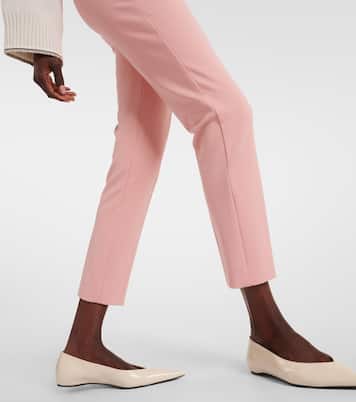 Schmale Cropped-Hose Pegno aus Jersey | Max Mara