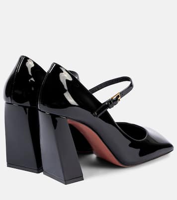 Mary-Jane-Pumps Charlotte 95 aus Lackleder | Amina Muaddi