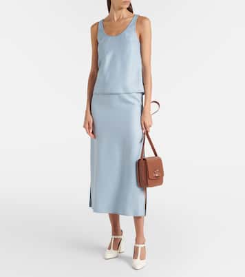 Top Muriel aus Seide und Wolle | Gabriela Hearst