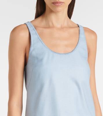 Top Muriel aus Seide und Wolle | Gabriela Hearst