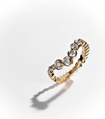 Ring Ensemble Ocean aus 18kt Gelbgold mit Diamanten | Sophie Bille Brahe