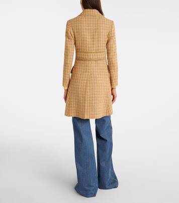 Prince of Wales wool-blend coat | Etro