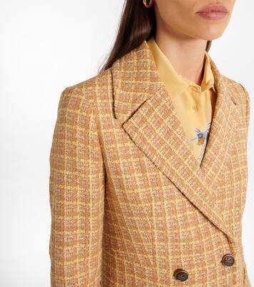 Prince of Wales wool-blend coat | Etro