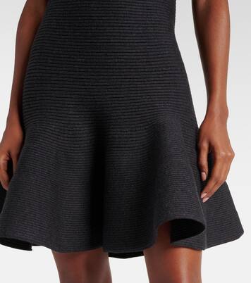 Vestido corto de mezcla de lana | Alaïa