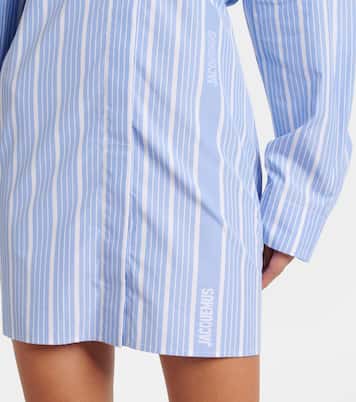 Abito chemisier in cotone a righe | Jacquemus