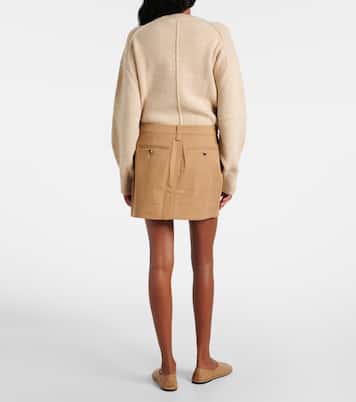 White Label Minirock Silas aus Gabardine | Proenza Schouler