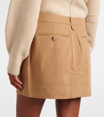 White Label Minirock Silas aus Gabardine | Proenza Schouler