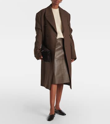 Midirock aus Leder | Toteme