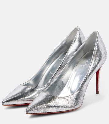 Escarpins Kate 85 en cuir métallisé | Christian Louboutin