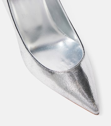 Escarpins Kate 85 en cuir métallisé | Christian Louboutin