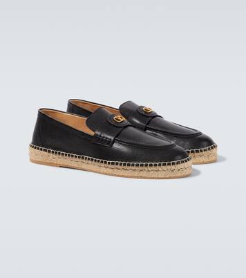 VLogo leather espadrilles | Valentino Garavani