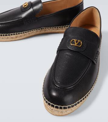 VLogo leather espadrilles | Valentino Garavani