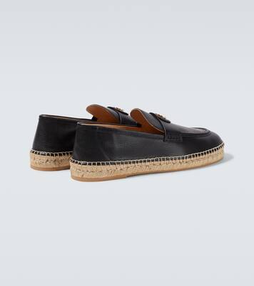 VLogo leather espadrilles | Valentino Garavani