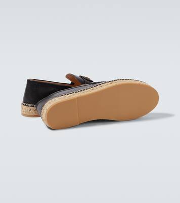 VLogo leather espadrilles | Valentino Garavani