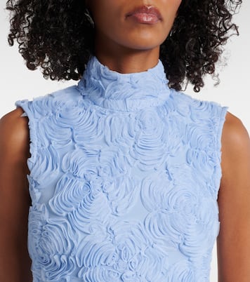 Besticktes Maxikleid aus Mesh | Rotate